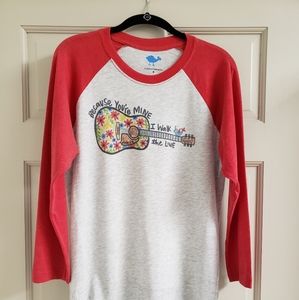 Luckybird Clothing Co. Baseball Tee, Size Medium